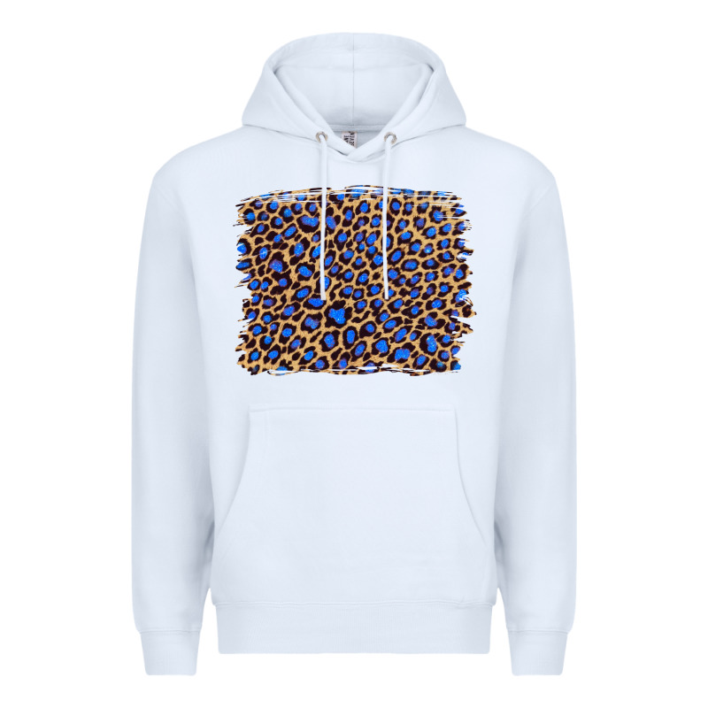 Leopard With Navy Blue Glitter Premium Hoodie by Artiststas | Teevron