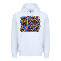 White leopard with navy blue glitter Premium Hoodie - Artiststas