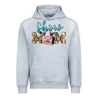 Heather Grey Western Show Mom Holstein Urban Hoodie - LillyAllenDesigns