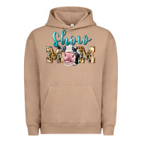 Pigment Burro Western Show Mom Holstein Urban Hoodie - LillyAllenDesigns