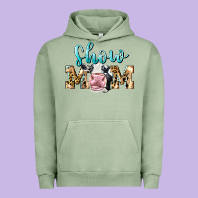 Western Show Mom Holstein Urban Hoodie Designed By Lillyallendesigns