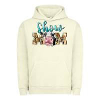 Pigment Pistachio Western Show Mom Holstein Urban Hoodie - LillyAllenDesigns