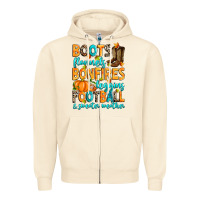 Sandshell Boots flannels bonfires leggins American Football Zipper Hoodie - RanaPortraitStore