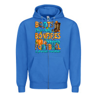 True Royal Boots flannels bonfires leggins American Football Zipper Hoodie - RanaPortraitStore