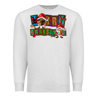 Oatmeal Heather merry christmas gnomies Premium Sweatshirt - FaDigitalArtStudio