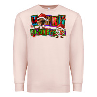 Pale Pink merry christmas gnomies Premium Sweatshirt - FaDigitalArtStudio
