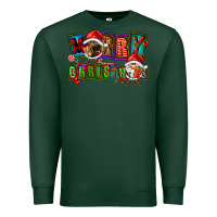 Sports Green merry christmas gnomies Premium Sweatshirt - FaDigitalArtStudio