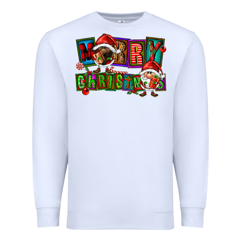 Merry Christmas Gnomies Premium Sweatshirt by FaDigitalArtStudio | Teevron