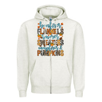 Oatmeal Heather Bonfires flannels Zipper Hoodie - RanaPortraitStore