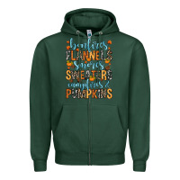 Sports Green Bonfires flannels Zipper Hoodie - RanaPortraitStore