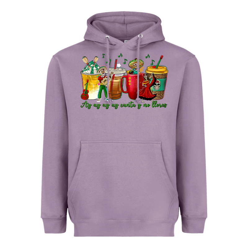 Ay Ay  Ay Ay Canta Y No Llores Coffee Cups Heavyweight Hoodie by texasbilliewilder | Teevron