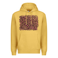 Antique Gold leopard with pink glitter Premium Hoodie - Artiststas