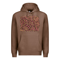 Chestnut leopard with pink glitter Premium Hoodie - Artiststas