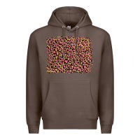 Coffee leopard with pink glitter Premium Hoodie - Artiststas