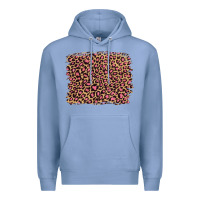 Colony Blue leopard with pink glitter Premium Hoodie - Artiststas