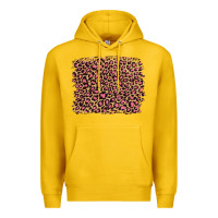 Lemon leopard with pink glitter Premium Hoodie - Artiststas