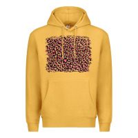 Leopard With Pink Glitter Premium Hoodie | Teevron