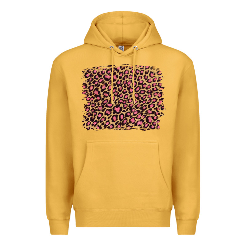 Leopard With Pink Glitter Premium Hoodie by Artiststas | Teevron