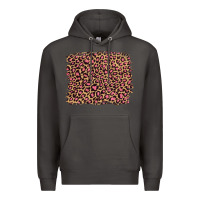 Smoke leopard with pink glitter Premium Hoodie - Artiststas