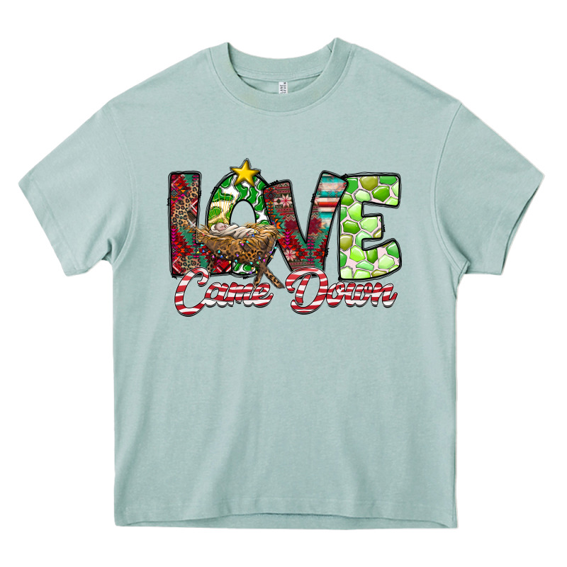 Love Came Down Heavy Core Tee by CowhideDigitalArt | Teevron