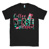 Black coffee nurse repeat Classic Tee - RanaPortraitStore
