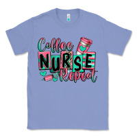 Colony Blue coffee nurse repeat Classic Tee - RanaPortraitStore