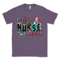 Lavender coffee nurse repeat Classic Tee - RanaPortraitStore