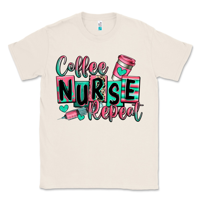 Coffee Nurse Repeat Classic Tee by RanaPortraitStore | Teevron