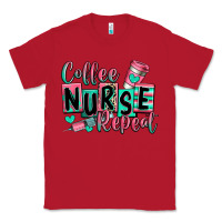 Red coffee nurse repeat Classic Tee - RanaPortraitStore