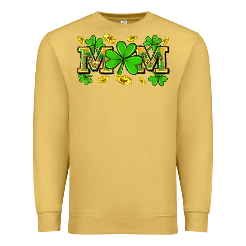 St. Patricks Day Mom Premium Sweatshirt by Neo Western | Teevron