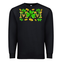Black St. patricks day mom Premium Sweatshirt - Neo Western