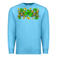 Ocean Blue St. patricks day mom Premium Sweatshirt - Neo Western