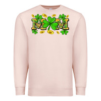 Pale Pink St. patricks day mom Premium Sweatshirt - Neo Western