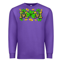 Purple St. patricks day mom Premium Sweatshirt - Neo Western