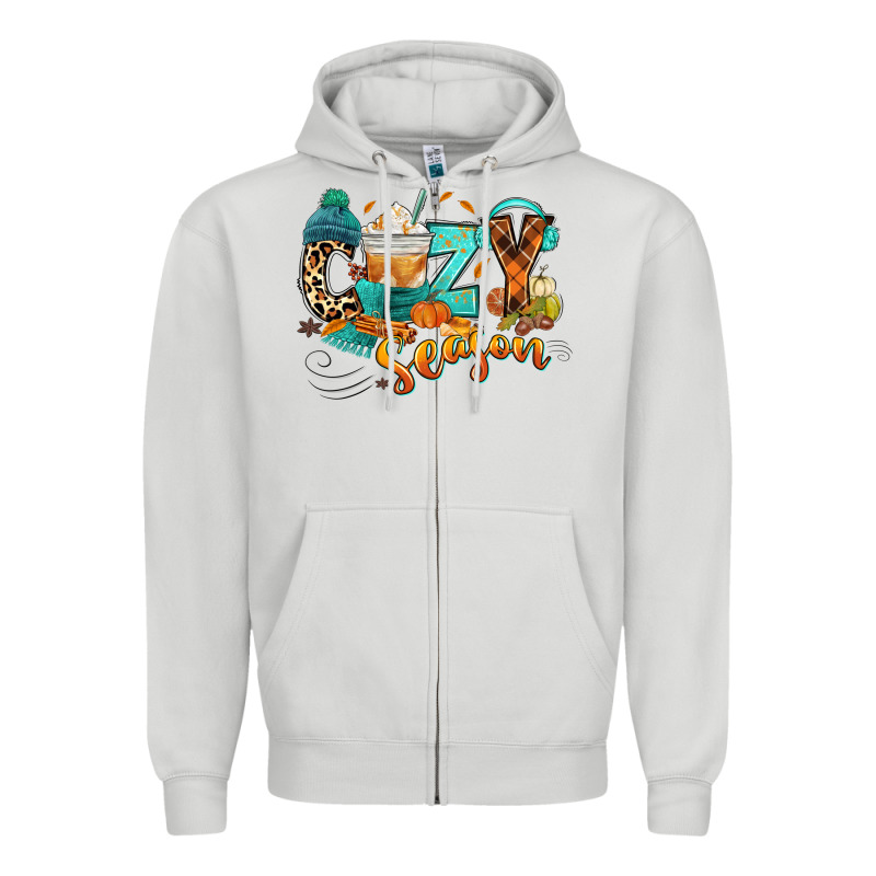 Cozy Season Fall Zipper Hoodie by RanaPortraitStore | Teevron