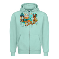 Seafoam Cozy season Fall Zipper Hoodie - RanaPortraitStore