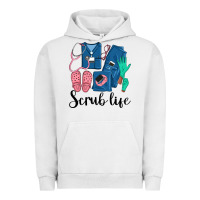 Pigment Lunar Rock Scrub Life Nurse Urban Hoodie - LillyAllenDesigns