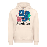 Sandshell Scrub Life Nurse Urban Hoodie - LillyAllenDesigns
