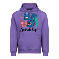 Tulip Scrub Life Nurse Urban Hoodie - LillyAllenDesigns