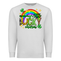 Dove Grey St. Patrick's Day Mommy's little lucky charm Premium Sweatshirt - Neo Western