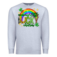 St. Patrick's Day Mommy's Little Lucky Charm Premium Sweatshirt | Teevron