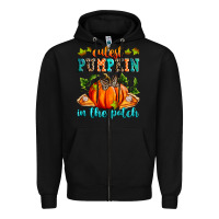 Black Cutest pumpkin in the patch Zipper Hoodie - RanaPortraitStore