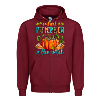 Burgundy Cutest pumpkin in the patch Zipper Hoodie - RanaPortraitStore