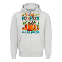 Dove Grey Cutest pumpkin in the patch Zipper Hoodie - RanaPortraitStore