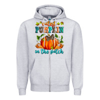 Heather Grey Cutest pumpkin in the patch Zipper Hoodie - RanaPortraitStore