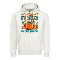 Oatmeal Heather Cutest pumpkin in the patch Zipper Hoodie - RanaPortraitStore