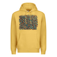 Antique Gold leopard with turquoise glitter Premium Hoodie - Artiststas