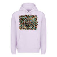 Lilac leopard with turquoise glitter Premium Hoodie - Artiststas