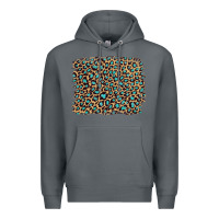 Rock leopard with turquoise glitter Premium Hoodie - Artiststas