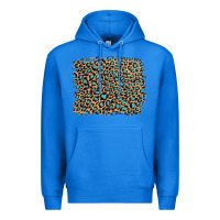 True Royal leopard with turquoise glitter Premium Hoodie - Artiststas